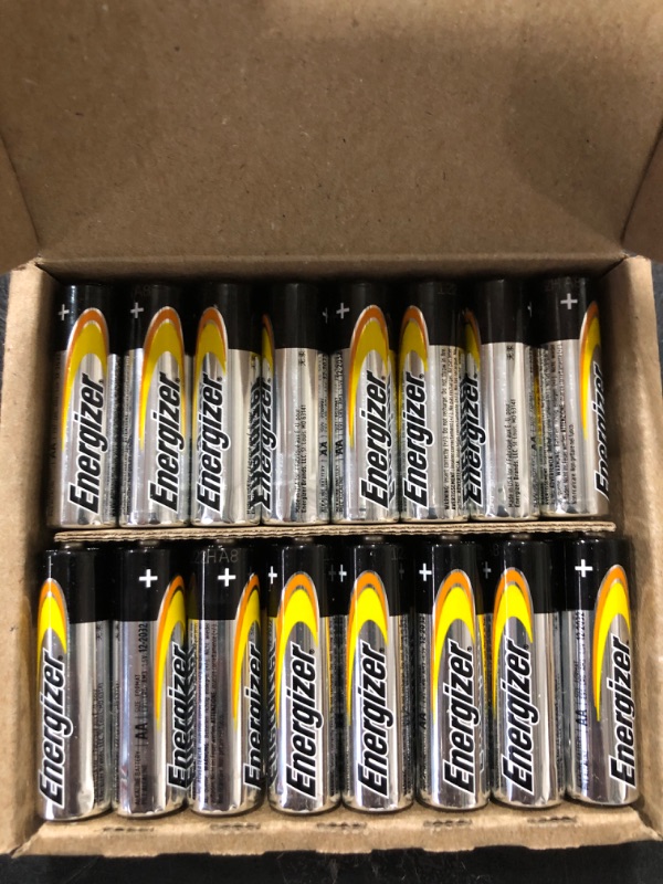 Photo 2 of Energizer AA Batteries, Double A Long-Lasting Alkaline Power Batteries, 32 Count (Pack of 1)