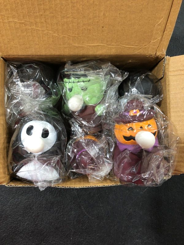 Photo 2 of 6Pcs Blow Bubble Squeeze Halloween Small Animals