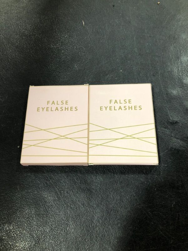 Photo 1 of 3D False Eyelashes, 6 Pairs of Natural Fluffy False Eyelashes, Reusable Long Thick Eyelashes, Used to Extend Makeup Eyelashes 2 PACK