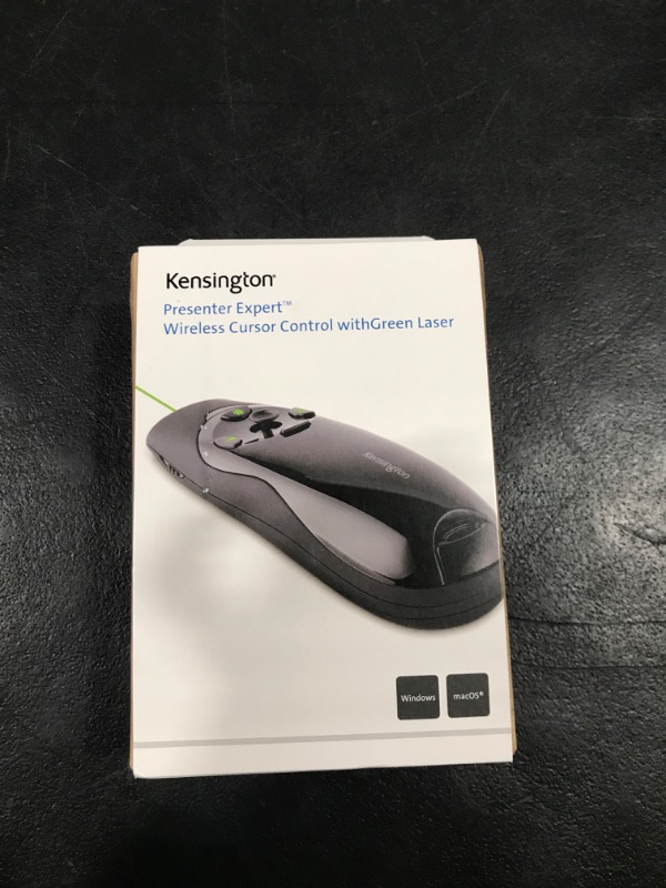 Photo 2 of Kensington Expert Wireless Presenter with Green Laser Pointer and Cursor Control (K72426AMA)