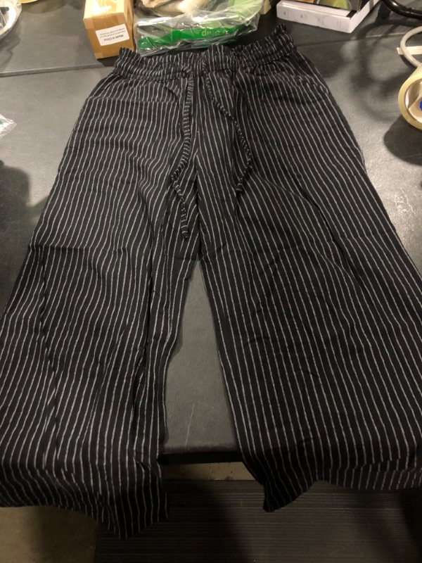 Photo 1 of BLACK GRAY PANTS SMALL