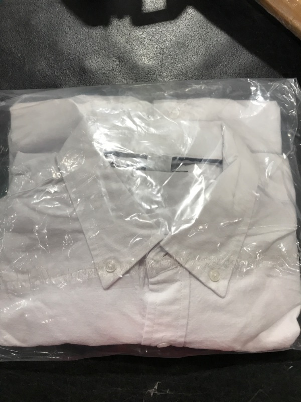 Photo 2 of Amazon Essentials Men's Slim-Fit Cotton Pique Polo Shirt Large White
