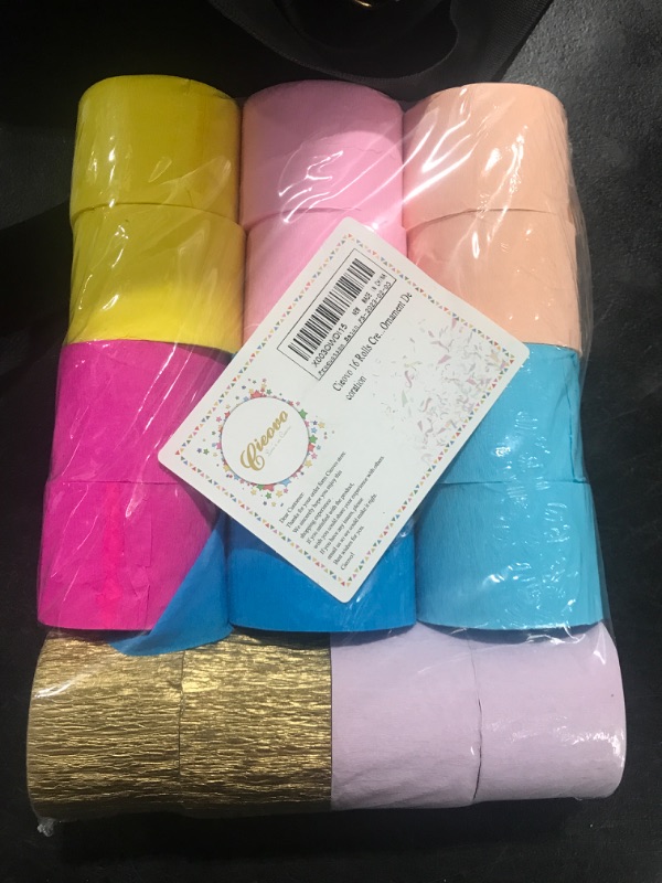 Photo 1 of 16 Crepe Paper rolls