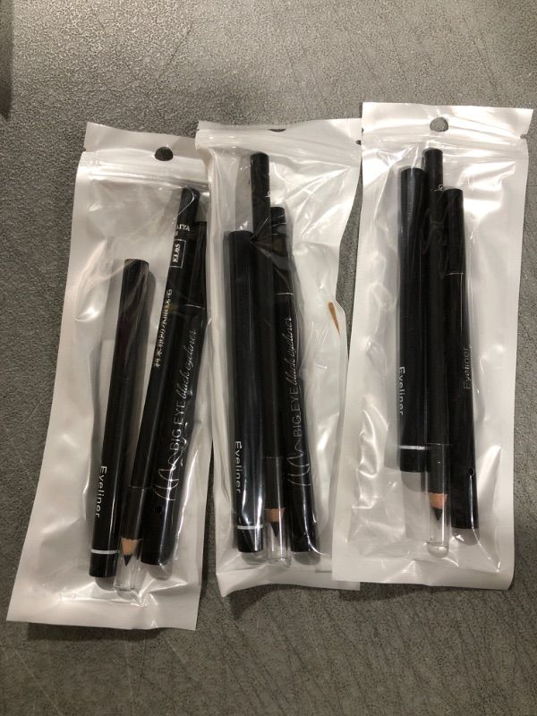 Photo 2 of 3 PACK-ETEDES 3 Different Precision Eyeliners,Waterproof,Smudge Proof,[3-in-1] Eyeliner *3;Black 
