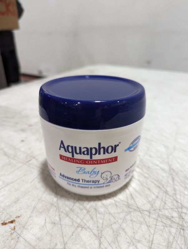 Photo 3 of Aquaphor Baby Healing Ointment Advanced Therapy Skin Protectant, Dry Skin and Diaper Rash Ointment, 14 Oz Jar 14 Ounce (Pack of 1)