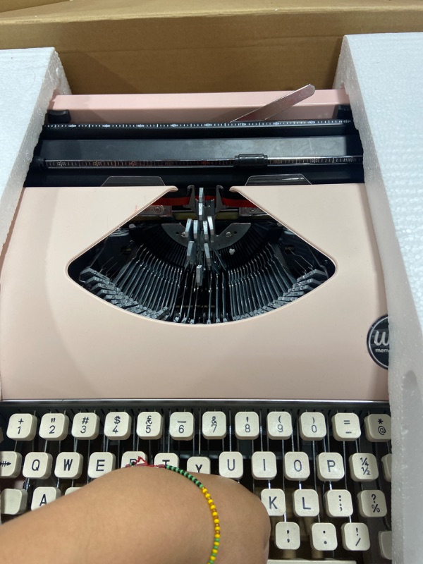 Photo 3 of We R Memory Keepers 0718813102971 Typewriter Typecast-Pink