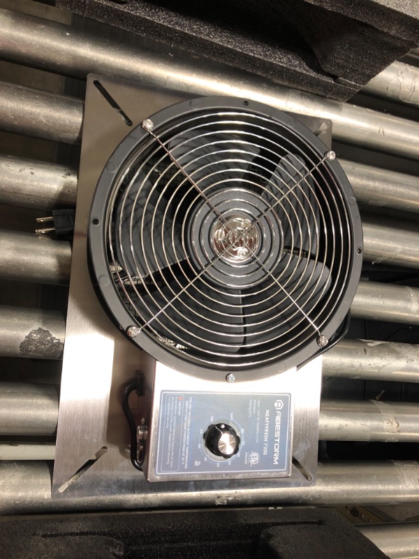 Photo 2 of Abestorm 720CFM Crawlspace Ventilation Fans IP-55 Grade Basements Vent Fan 10 inches Ventilator Fan with Freeze Protection Thermostat & Dehumidistat for Crawl Space Basement Attic Garage, Exhaust