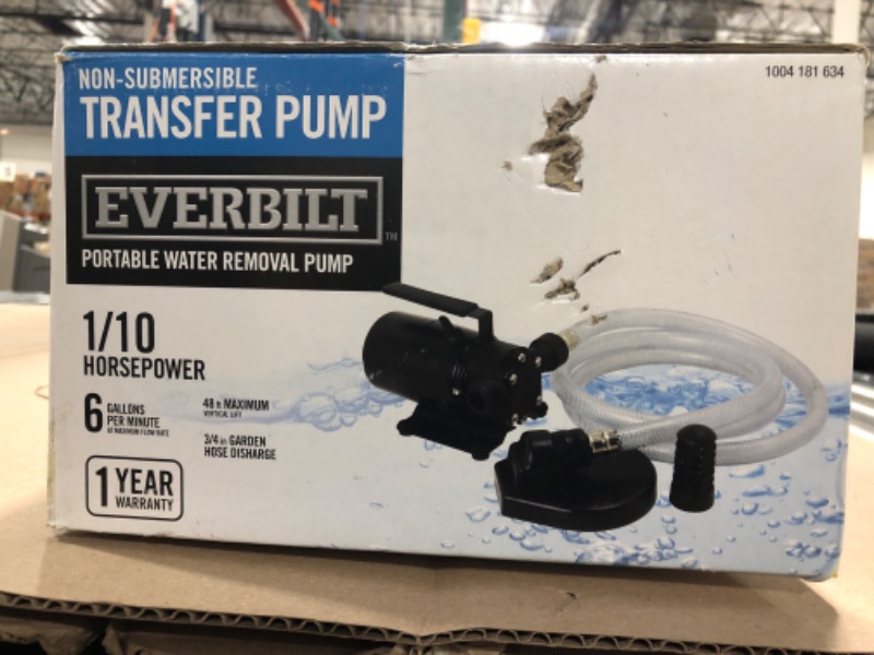 Photo 4 of 1/10 HP Non-Submersible Self-Priming Transfer Pump