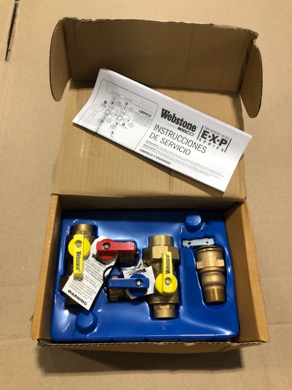 Photo 2 of 3/4 in. EXP Ultra-Compact Tankless Water Heater Service Valve Kit