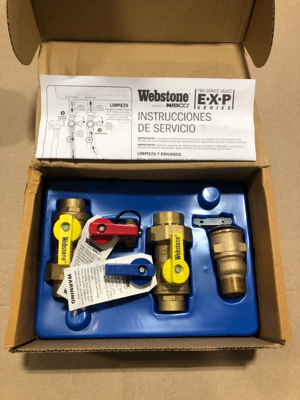 Photo 2 of 3/4 in. EXP Ultra-Compact Tankless Water Heater Service Valve Kit