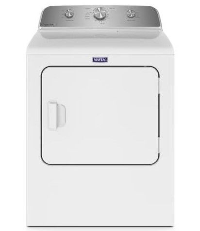 Photo 1 of Maytag 7-cu ft Electric Dryer (White)
