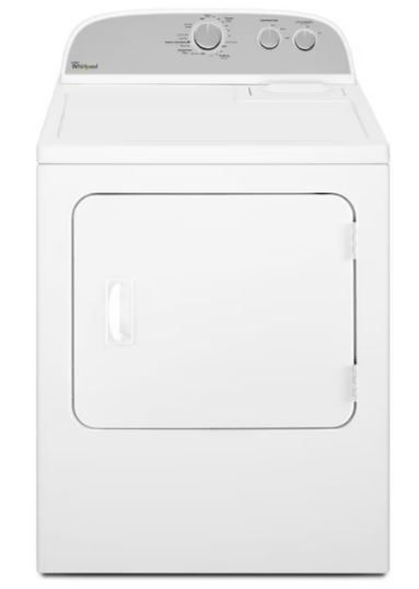 Photo 1 of Whirlpool 7-cu ft Electric Dryer (White)
