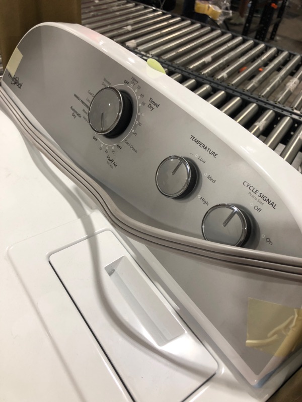 Photo 4 of Whirlpool 7-cu ft Electric Dryer (White)
