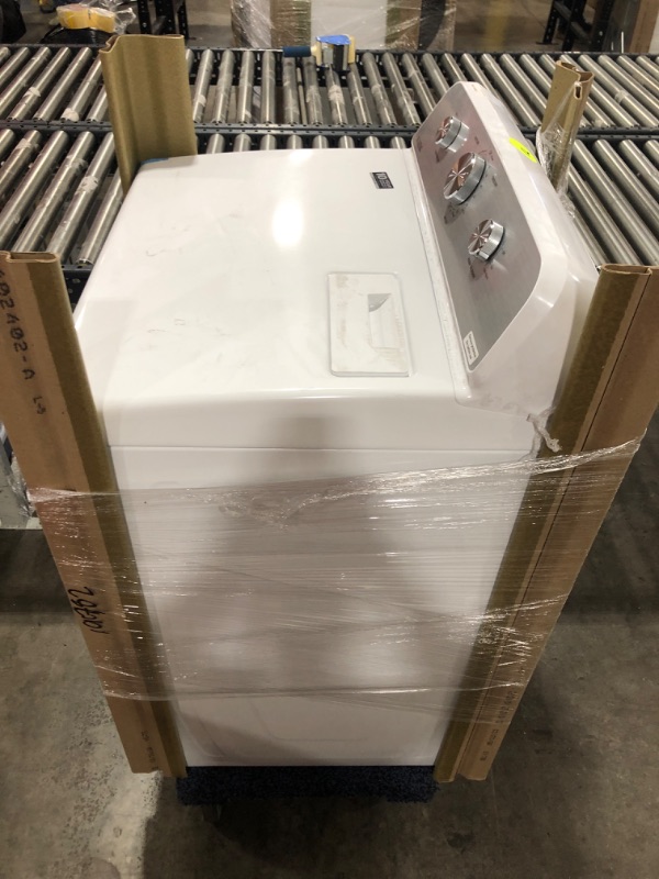 Photo 3 of Maytag 7-cu ft Electric Dryer (White)
