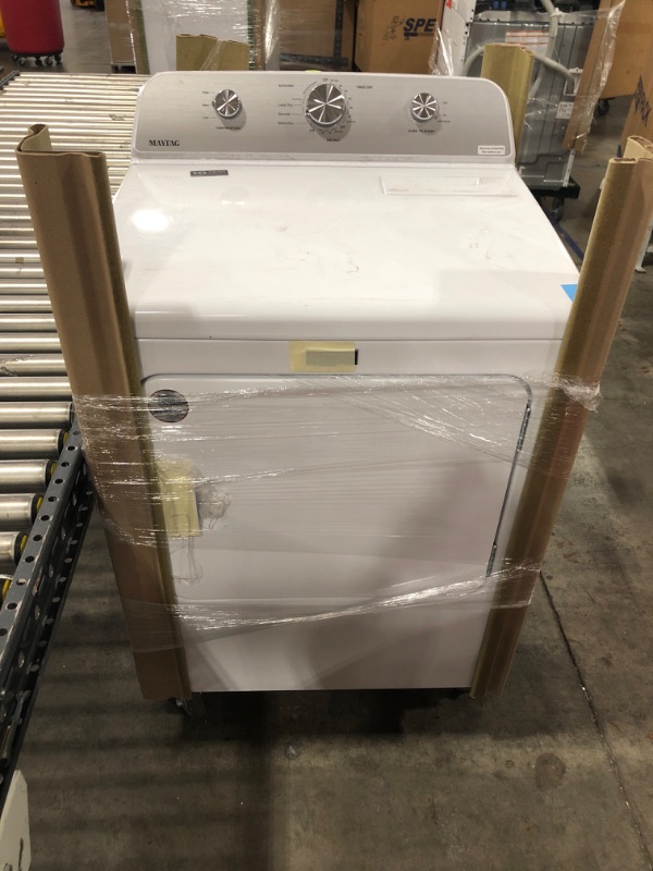 Photo 2 of Maytag 7-cu ft Electric Dryer (White)
