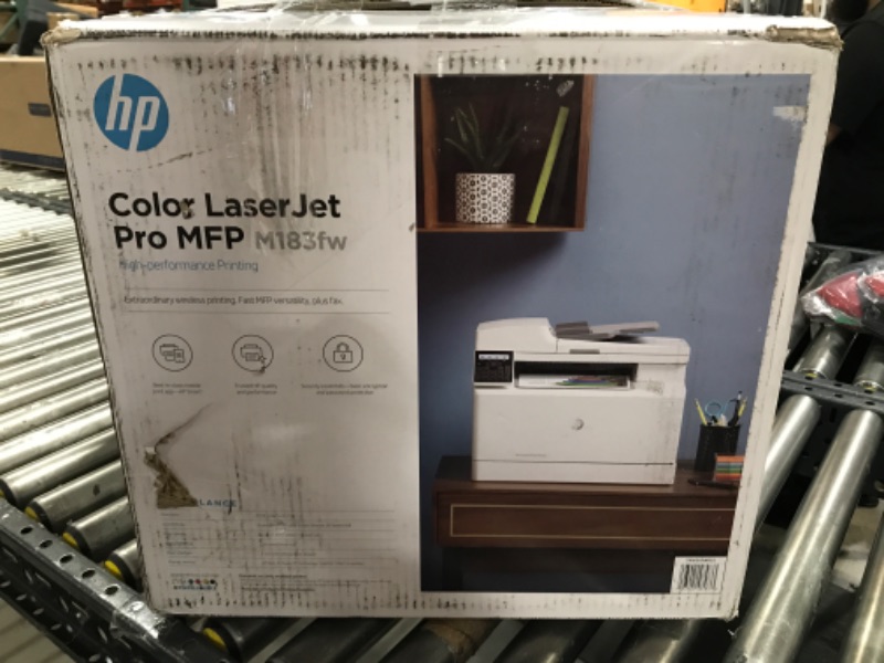 Photo 8 of HP Color Laserjet Pro MFP M183fw, White