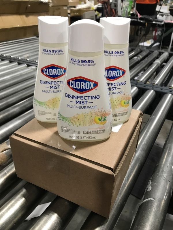 Photo 2 of Clorox Disinfecting Mist Refill, Multisurface Cleaner, Sanitizing Mist, Lemon Orange Blossom Scent, 16 Ounces (Pack of 3) Lemon Orange Blossom Refill (3ct)