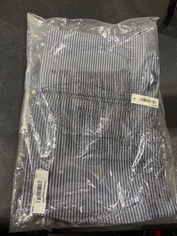Photo 1 of Amazon Essentials Men's Drawstring Walk Short (Available in Plus Size) X-Large Navy Stripe