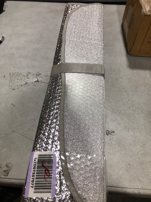 Photo 1 of GO GEAR SP130801U Silver Universal Sun Shade "Dirty"
