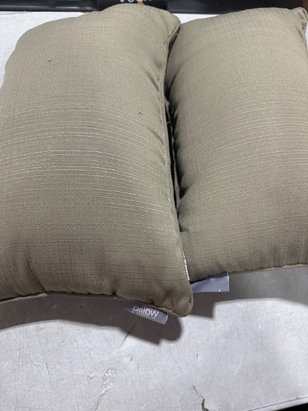 Photo 1 of 2pc 16 x 10 in pillows olive