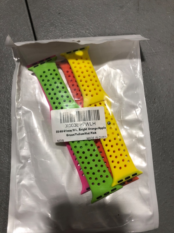 Photo 1 of 4pk apple watch straps 