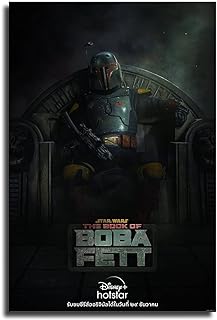 Photo 1 of YICIMAOYI The Book of Boba Fett 2022 Poster Decorative Painting Canvas Wall Art Living Room Posters Bedroom Painting 16x24inch(40x60cm)