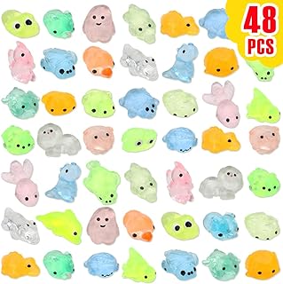Photo 1 of Alldriey 48 Pack Easter Basket Stuffers for Kids, Mini Mochi Squishy Squishies Toys Filled Easter Gifts Eggs, Sensory Toys Party Favors for Boy Girl Toddler