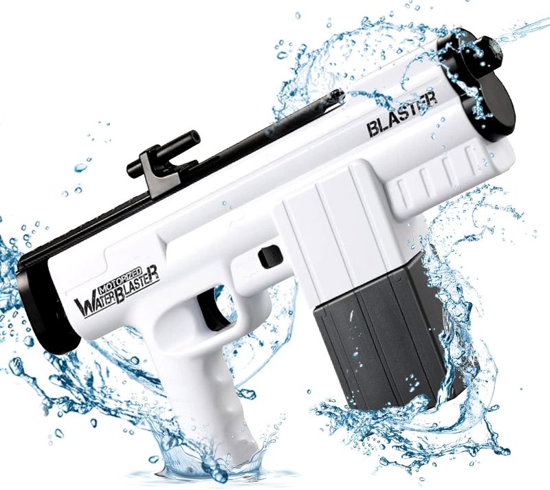 Photo 1 of Electric Water Gun Automatic Water Squirt for Kids Adults, Water Soaker Gun Toy for Summer Swimming Pool Party Beach Water Blasters
