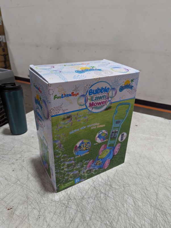 Photo 1 of Bubble Lawn Mower for Toddlers 1-5, Automatic Bubble Mower Bubble Machine for Kids Outdoor Summer Backyard Toys, Bubble Blower Maker for Kids Party Favors, Wedding, Birthday Gifts