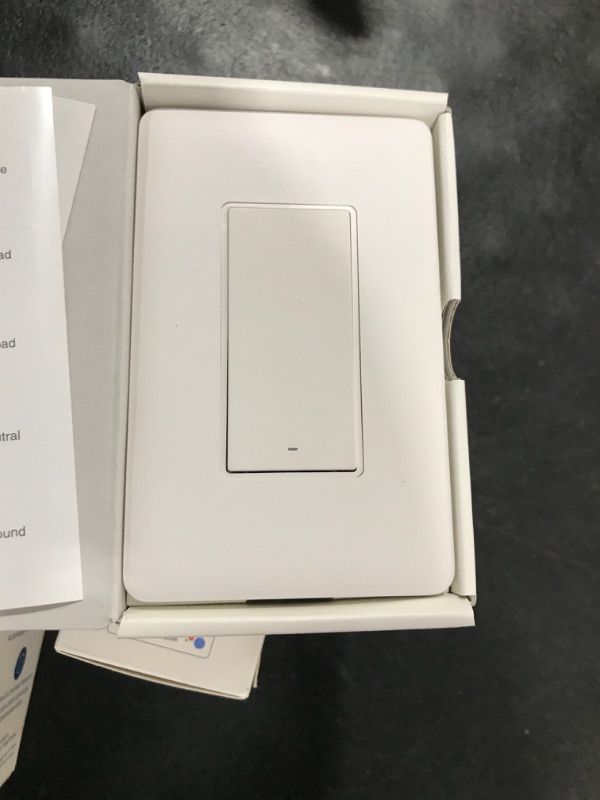 Photo 2 of Aqara Smart Light Switch (with Neutral, Single Rocker), Requires AQARA HUB, Zigbee Switch, Remote Control and Set Timer for Home Automation, Compatible with Alexa, Apple HomeKit, Google Assistant Wall Switch(With Neutral,Single Rocker)