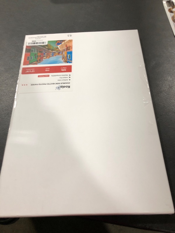 Photo 3 of Koala Thin Presentation Paper Double-Sided Matte for Printing Photo 13X19 Inches 110 Sheets Compatible with Inkjet Printer 13"X19"