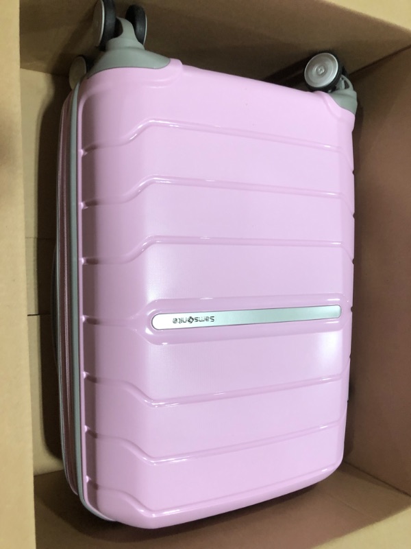 Photo 1 of Samsonite Freeform Hardside Expandable with Double Spinner Wheels, Carry-On 21-Inch, Pink Rose Carry-On 21-Inch Pink Rose