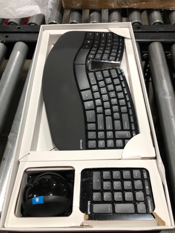 Photo 2 of Microsoft Sculpt Ergonomic Wireless Desktop Keyboard and Wireless Mouse L5V-00001
