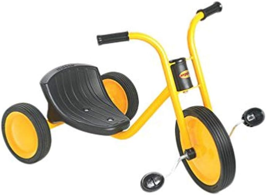 Photo 1 of Angeles Children's Factory, Angeles MyRider Easy Rider Tricycle, Yel-Blk, AFB3640, Kids Outdoor Play Equipment, Daycare, Preschool & Nursery Playground Trike, 6"H Seat,Yellow/black