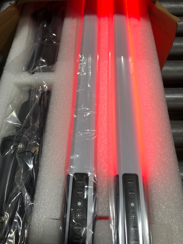 Photo 3 of 4 Pack 4ft Portable Battery Powered Tube Light 120cm Handheld LED Tube Lights with Tripods, 500 Vivid Effects, Light Tube for Video and Photography?Light Painting?YouTube?Video?TIK tok and Dance Club