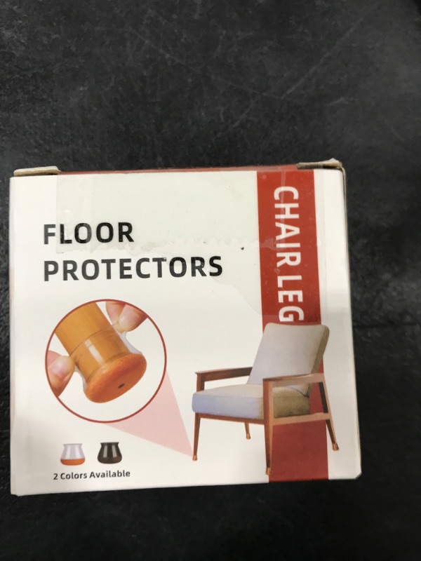 Photo 2 of 24 Pcs Chair Leg Floor Protectors for Hardwood Floors Silicone Covers to Protect Wood Tile Floors Felt Pads Furniture Leg Caps Non Slip Reduce Noise (Large-Clear)
