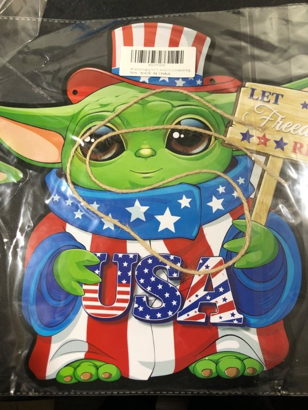 Photo 1 of 4TH OF JULY BABY YODA 