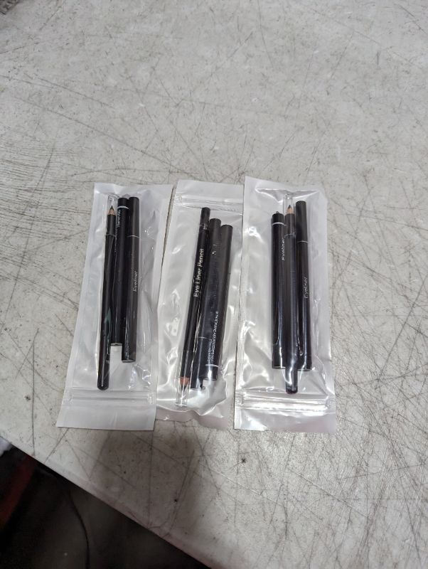 Photo 2 of 3pks ETEDES 3 Different Precision Eyeliners,Waterproof,Smudge Proof,[3-in-1] Eyeliner *3;Black #-0714073 