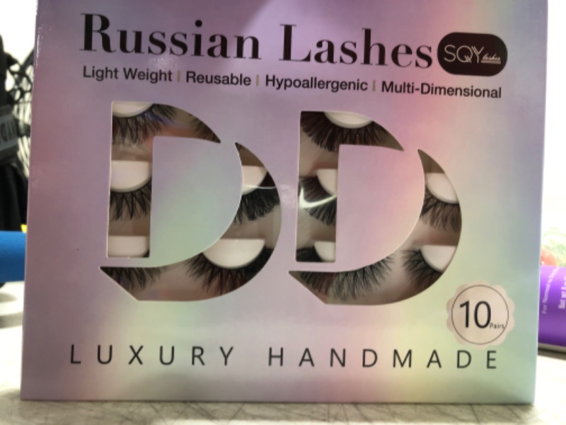 Photo 1 of 2 PACK- RUSSIAN LASHES 10 PAIR