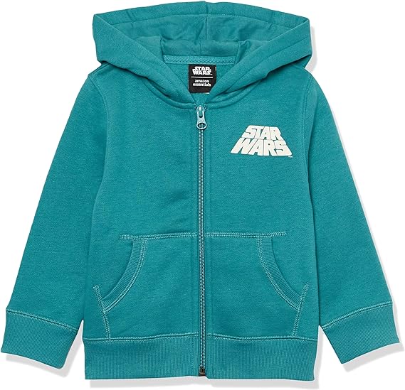 Photo 1 of Amazon Essentials Disney | Marvel | Star Wars Boys and Toddlers' Fleece Zip-Up Hoodie Sweatshirts SIZE 4T