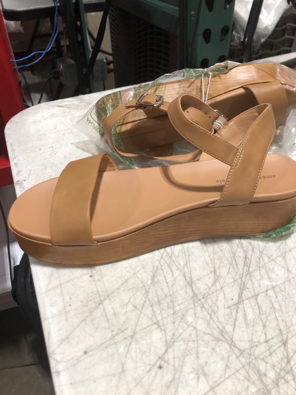 Photo 1 of Amazon  Essential  - Sandal - Brown - Size 8 