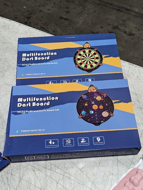 Photo 1 of Dart Board Sticky Balls for Indoor Outdoor Party Game Toys, Gift for Kids Ages 3-12 Years Old Boys Girls 