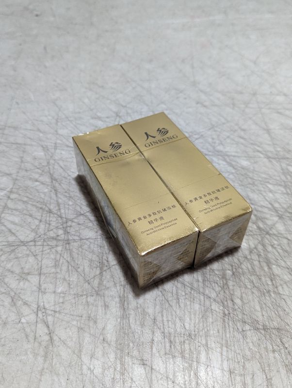 Photo 2 of 2PCS Ginseng Polypeptide Anti-Ageing Essence, Ginseng Gold Polypeptide Anti-Ageing Essence, Ginseng Gold Polypeptide Anti-Wrinkle Essence, for Tightening Sagging Skin Reduce Fine Lines (2PCS)