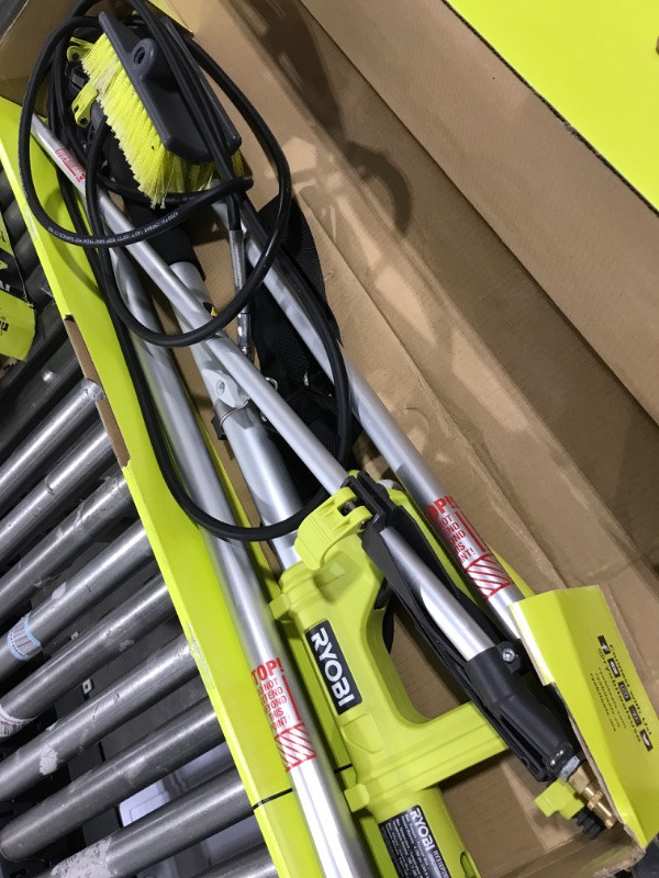 Photo 5 of RYOBI 18 ft. Extension Pole with Brush for Pressure Washer RY31EP26