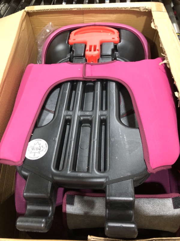 Photo 2 of Diono Cambria 2 XL, Dual Latch Connectors, 2-in-1 Belt Positioning Booster Seat, High-Back to Backless Booster with Space and Room to Grow, 8 Years 1 Booster Seat, Pink 2020 Pink