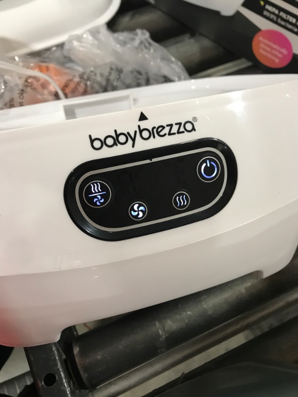 Photo 3 of Baby Brezza Bottle Sterilizer and Dryer Advanced – HEPA Filter And Steam Sterilization – Dries 33 Percent Faster Then Original - Universal Fit up to 8 Baby Bottles And 2 Sets of Pump Parts (Any Brand) Sterilizer-Dryer Advanced