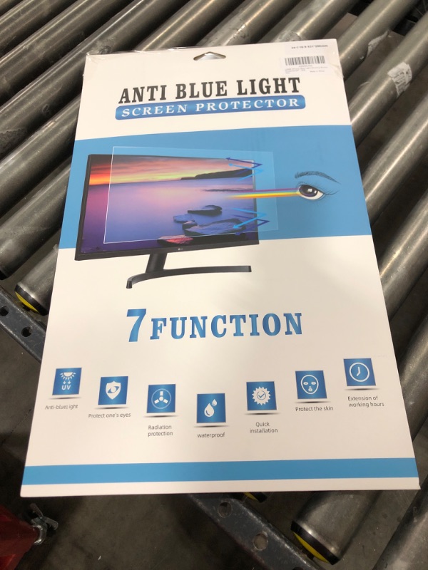 Photo 2 of 24 Inch (DIAGONAL) Blue Light Screen Protector For Eye Strain,Anti Blue Light,Anti UV,Scratch Resistance Widescreen Monitor Filter PC Hanging Type(W 21 9/16 x H 12 5/8) For Desktop Computer 23.6"/23.8"/24"(DIAGONAL)-16:9