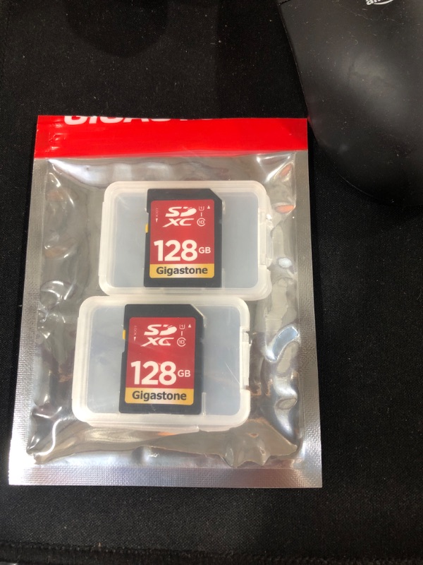 Photo 2 of [Gigastone] 128GB 2-Pack SD Card UHS-I U1 Class 10 SDXC Memory Card High Speed Full HD Video Canon Nikon Sony Pentax Kodak Olympus Panasonic Digital Camera, Full Size SD Card SD 128GB U1 2-Pack