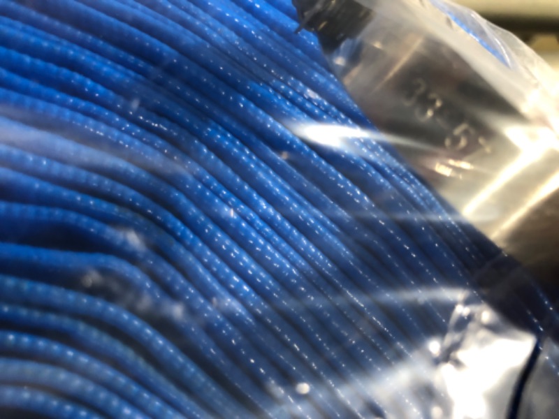 Photo 3 of  Blue PVC Backwash Hose for Swimming Pools, 5 inch Width When Pool Hose Lay-Flat, Heavy Duty Discharge Hose Reinforced Pool Drain Hose, Weather Resistant Ideal for Water Transferring UNKNOWN LENGTH
