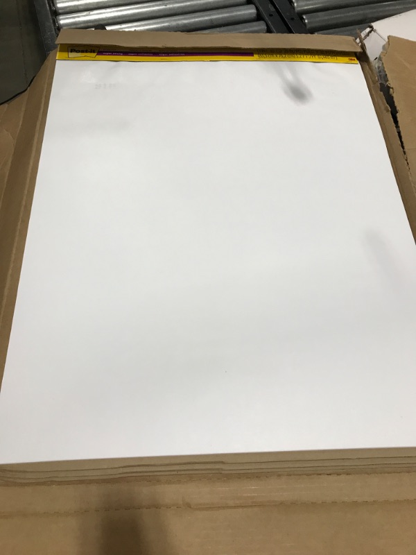 Photo 1 of Post-it® Super Sticky Easel Pads, 25" x 30", White, Pack Of 3 Pads